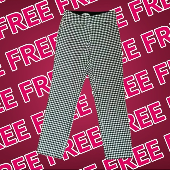 FREE 💟Printed Stretch Crop Pants - Picture 1 of 12